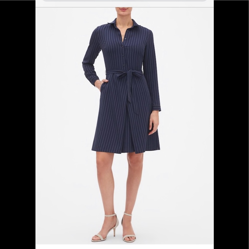 BR FACTORY BELTED DRESS